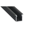 PROFIL ALU. LED TYP-G CZARNY 2M