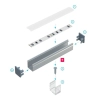PROFIL ALU. LED TYP-Y SUROWY 3M