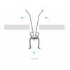 PROFIL ALU. LED TYP-W CZARNY 3M