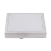 ^PLAFON SOLEN KWADRATOWY PW 18W SREBRNY IP44 0324