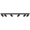 SPOT BARDO 6xGU10 CZARNY 3131