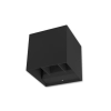KINKIET KIRA LED 2x3W 4000K IP54 CZARNY 1458