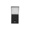KINKIET CLARK 12W NW 4000K IP54 PIR ANTRACYT 3460