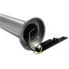 LAMPA MANILA STOJĄCA 1xE27 65cm PIR SREBRNY 3388