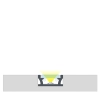 PROFIL ALU. LED TERRA ANODOWANY 1M