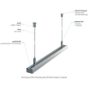 PROFIL ALU. LED SILEDA ANODOWANY 1M