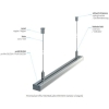 PROFIL ALU. LED SILEDA ANODOWANY 3M
