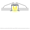 PROFIL ALU. LED inDILEDA ANODOWANY 3M