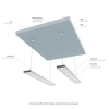 PROFIL ALU. LED SOLIS SUROWY 1M