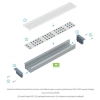 PROFIL ALU. LED INSO ANODOWANY 1M