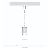PROFIL ALU. LED CLARO ANODOWANY 2M
