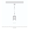 PROFIL ALU. LED CLARO ANODOWANY 3M