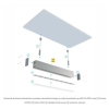PROFIL ALU. LED CLARO ANODOWANY 3M