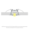 PROFIL ALU. LED inTALIA ANODOWANY 3M