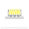 PROFIL ALU. LED LARGO ANODOWANY 1M