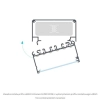 PROFIL ALU. LED LARGO M2 ANODOWANY 2M