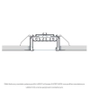 PROFIL ALU. LED LARGO M3 ANODOWANY 1M