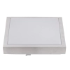 ^PLAFON SOLEN KWADRATOWY 2xE27 SREBRNY MIKROF.7331
