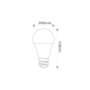 ŻARÓWKA E27 LED CZUJNIK MIKROFALOWY 9W WW 1353