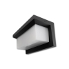 KINKIET LAGOS 12W 4000K IP54 CZUJNIK CZARNY 7925