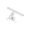 KINKIET BESTA 50CM LED 12W 4000K IP44 CZARNY 1864