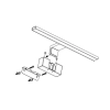 KINKIET BESTA 50CM LED 12W 4000K IP44 CZARNY 1864