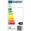 KINKIET BESTA 50CM LED 12W 4000K IP44 CZARNY 1864