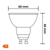 $ ŻARÓWKA GU10 LED SMD LEDline 7W NW CERAM 4892