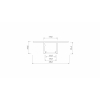 PROFIL ALU. LED FALCO CZARNY 1M