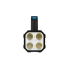 LATARKA LED COB 2W +3W  AKUMULATOR 0473