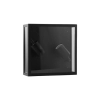 PLAFON LIDIO 2xE27 IP44 KWADRAT CZARNY 0544