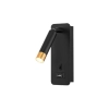 KINKIET PIERO 1xG9 USB CZARNY/ZŁOTY 1444