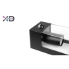 KINKIET KWADRAT 1XE27 PIR  IP44 CZARNY QA101S