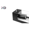 KINKIET KWADRAT 1XE27 PIR  IP44 CZARNY QA101S