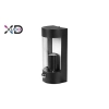 KINKIET OWAL 1XE27 PIR  IP44 CZARNY QA101B