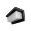 KINKIET LAGOS 12W 4000K IP54 CZUJNIK CZARNY 9172