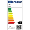 # PLAFON SOLEN KWADRATOWY PW 24W CZARNY IP44 7432