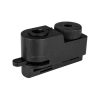 ADAPTOR GŁOWICA 1F MOCUJĄCY CZARNY 1603