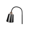 ^LAMPA PODŁOG. KOKO 1XE27 155CM CZARNA ZŁOTY 0117