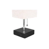 ^LAMPKA BORO 1XE27 1XUSB-A 1XUSB-C TKANINA 0103