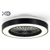 PLAFON LED 36W+15W CCT WENTYLATOR CZARNY XUDO