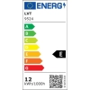 KINKIET ŚCIENNY LED LIRA 12W NW 4000K 90CM 9524