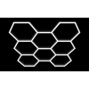 ZESTAW LAMP HEXAGON 8L 350W 6500K 5119