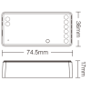 KONTROLER MONO/CCT 12A 12-24V 4-STR FUT035Z+ Zigbe