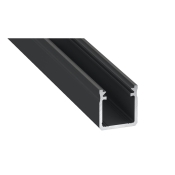 PROFIL ALU. LED TYP-Y CZARNY 3M