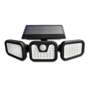 NAŚWIETLACZ LED 74xSMD 15W CW SOLARNY+PIR 7307