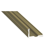 PROFIL ALU. LED TYP-F INOX 2M