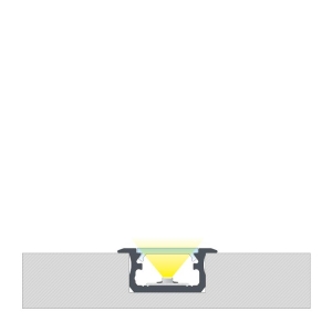 PROFIL ALU. LED TYP-B ANODOWANY 1M