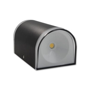 KINKIET RALF LED OKRĄGŁY14W 4500K IP54 CZARN 3197