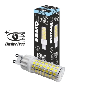 $ ŻARÓWKA G9 LED SMD CW 7W 700lm 3Y 4441 FF
